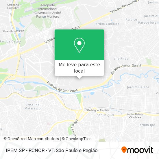 IPEM SP - RCNOR - VT mapa