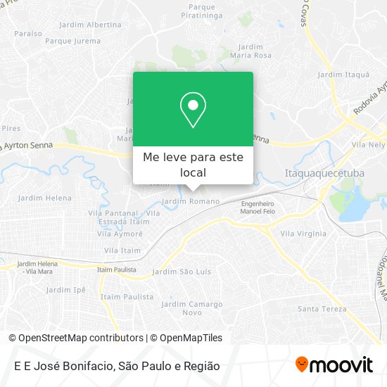 E E José Bonifacio mapa