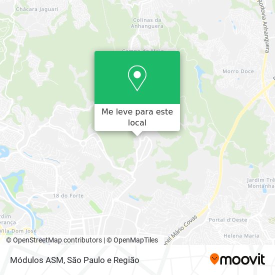 Módulos ASM mapa