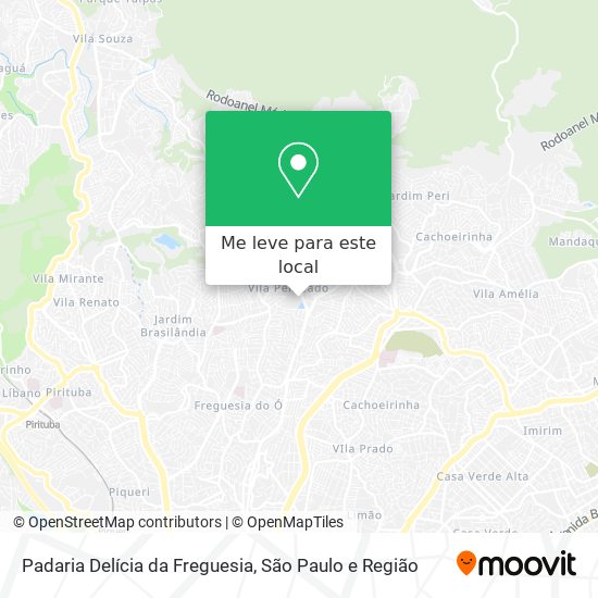Padaria Delícia da Freguesia mapa