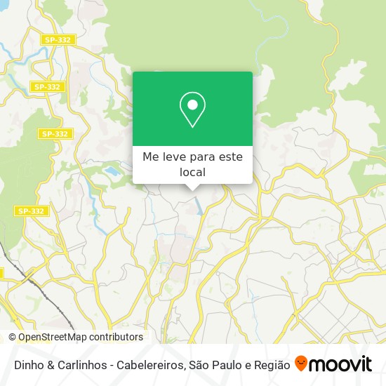 Dinho & Carlinhos - Cabelereiros mapa