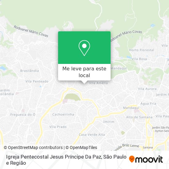 Igreja Pentecostal Jesus Príncipe Da Paz mapa