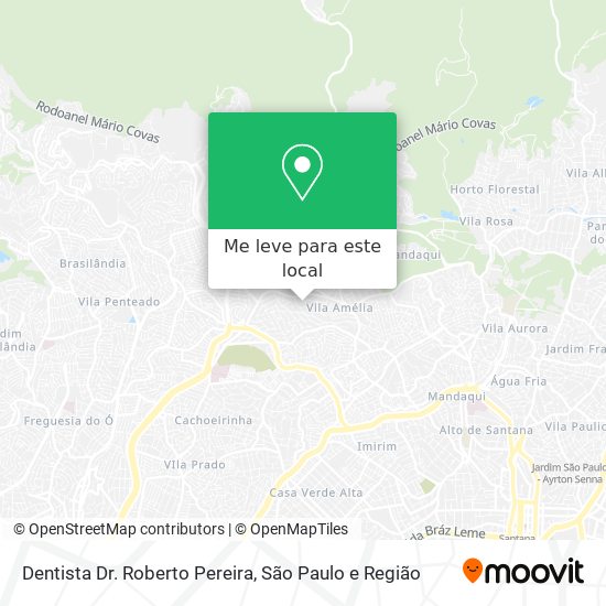 Dentista Dr. Roberto Pereira mapa