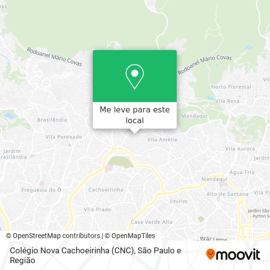 Colégio Nova Cachoeirinha (CNC) mapa