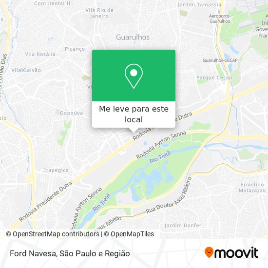 Ford Navesa mapa