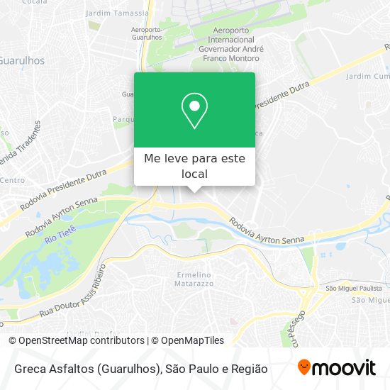 Greca Asfaltos (Guarulhos) mapa