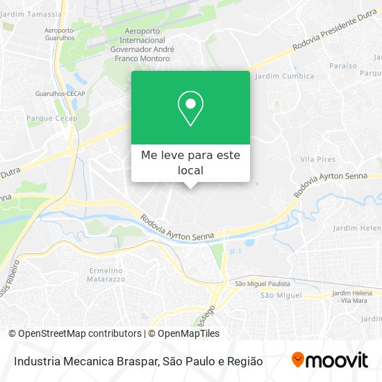 Industria Mecanica Braspar mapa