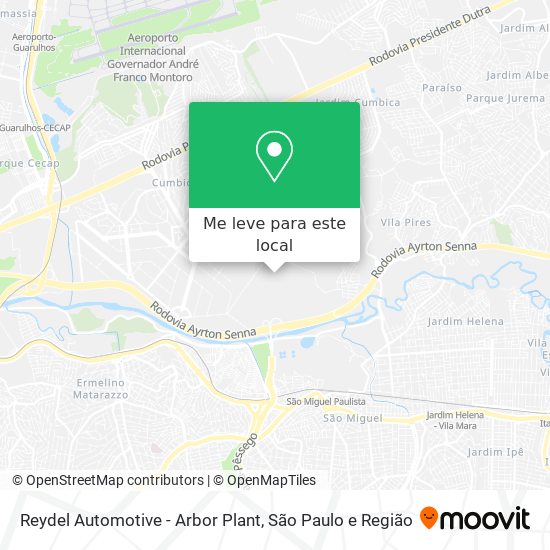 Reydel Automotive - Arbor Plant mapa