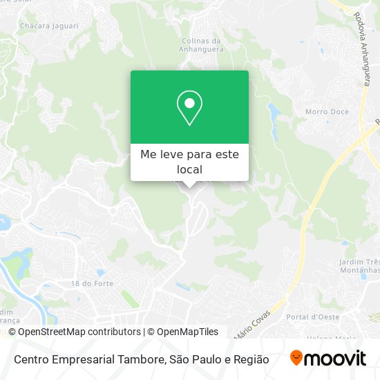 Centro Empresarial Tambore mapa