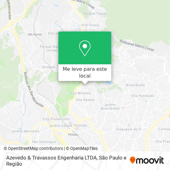 Azevedo & Travassos Engenharia LTDA mapa