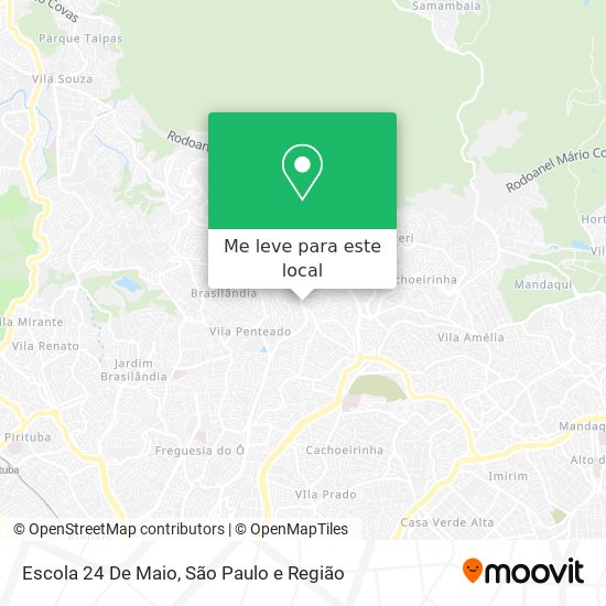 Escola 24 De Maio mapa