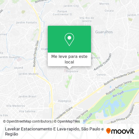 Lavekar Estacionamento E Lava-rapido mapa
