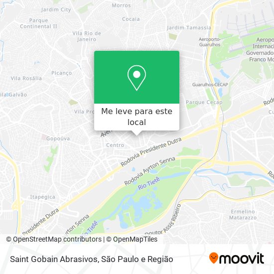 Saint Gobain Abrasivos mapa