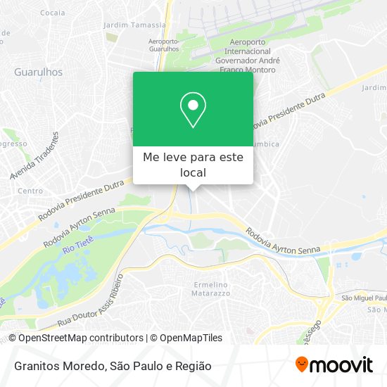 Granitos Moredo mapa