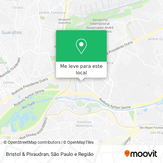 Bristol & Pivaudran mapa
