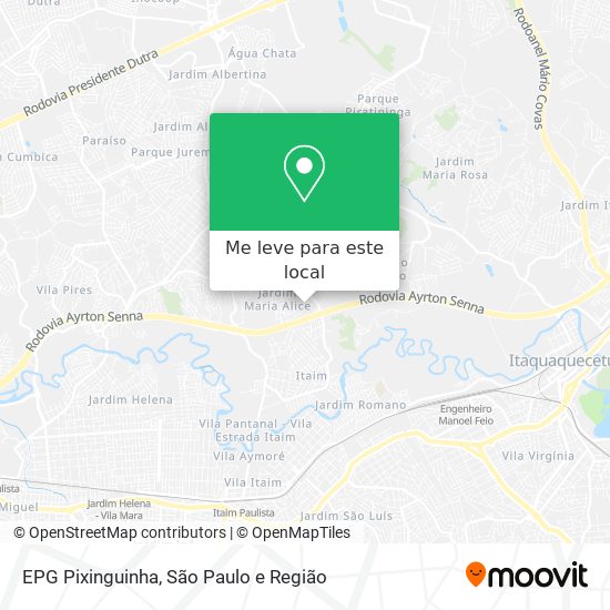 EPG Pixinguinha mapa