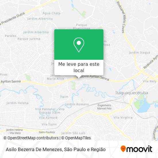 Asilo Bezerra De Menezes mapa