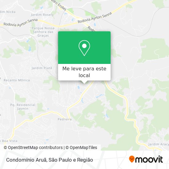 Condomínio Aruã mapa