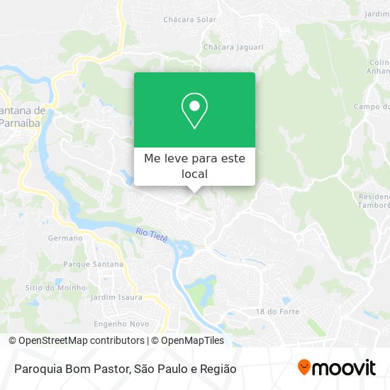 Paroquia Bom Pastor mapa