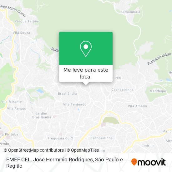 EMEF CEL. José Hermínio Rodrigues mapa