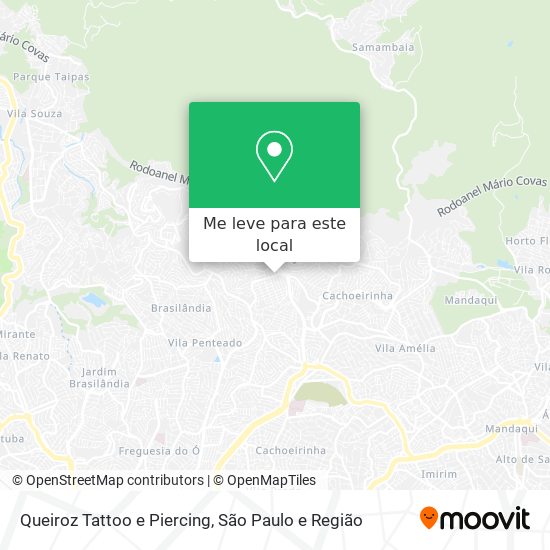 Queiroz Tattoo e Piercing mapa