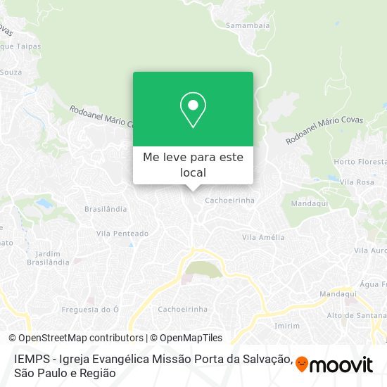 IEMPS - Igreja Evangélica Missão Porta da Salvação mapa