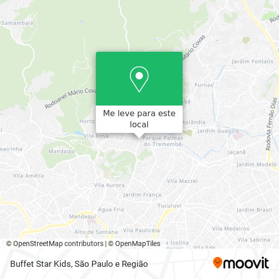 Buffet Star Kids mapa
