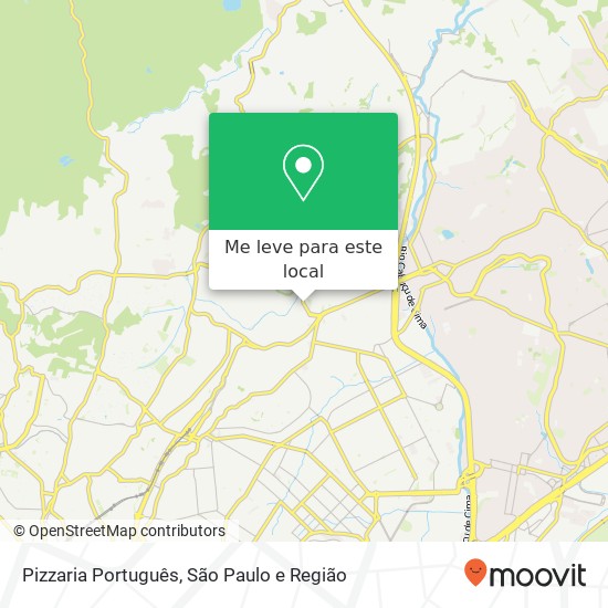 Pizzaria Português mapa