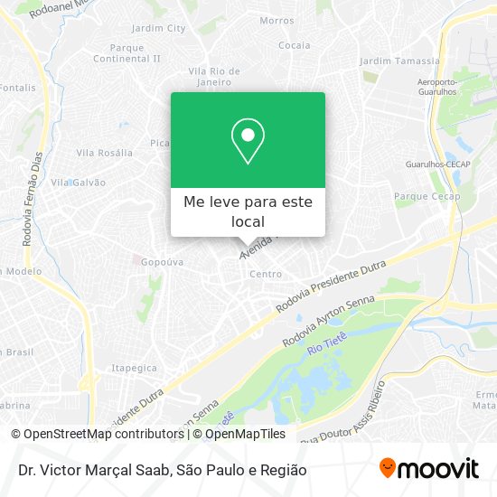 Dr. Victor Marçal Saab mapa