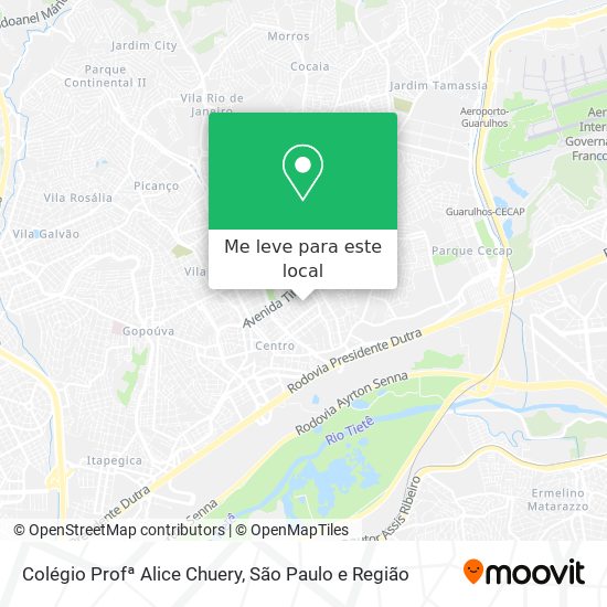 Colégio Profª Alice Chuery mapa
