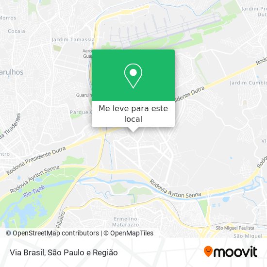 Via Brasil mapa