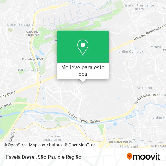 Favela Diesel mapa