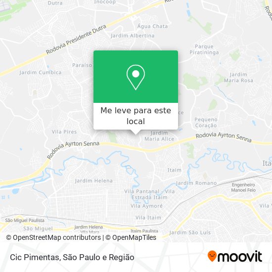 Cic Pimentas mapa