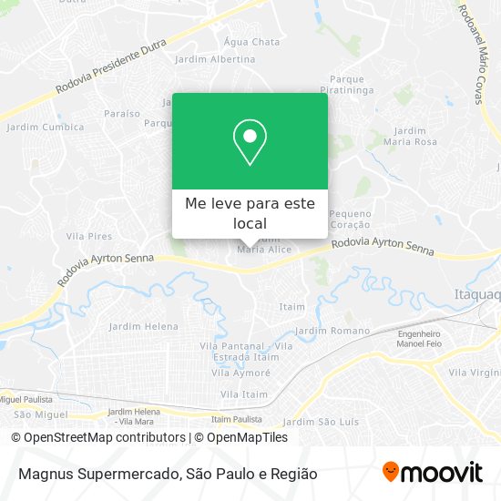 Magnus Supermercado mapa