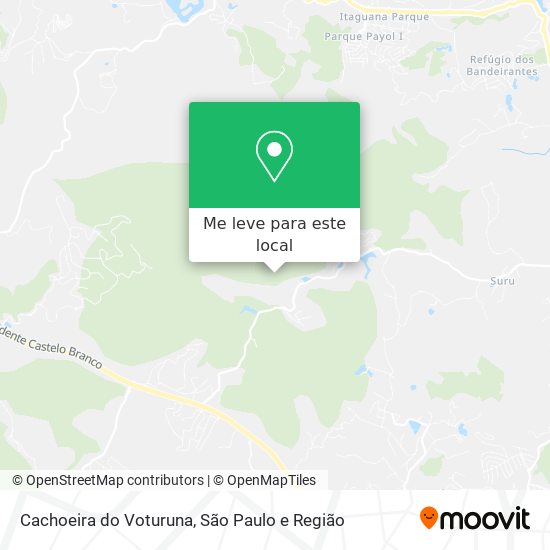 Cachoeira do Voturuna mapa