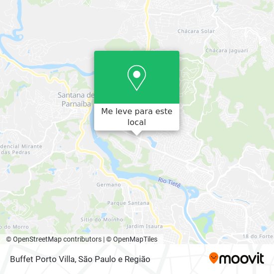 Buffet Porto Villa mapa