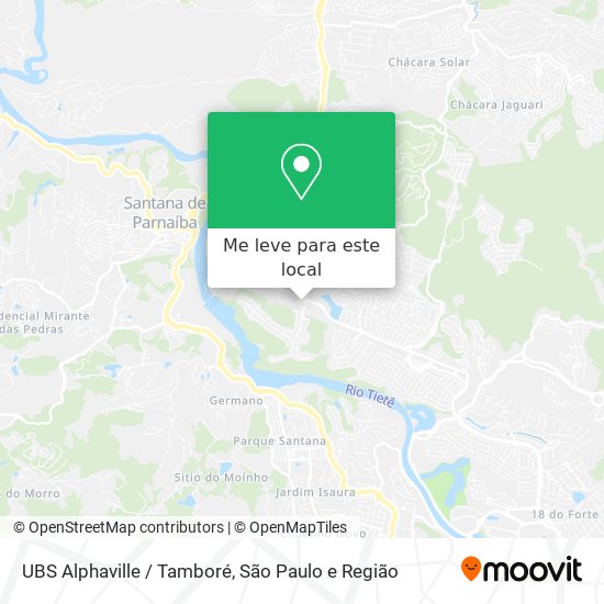 UBS Alphaville / Tamboré mapa