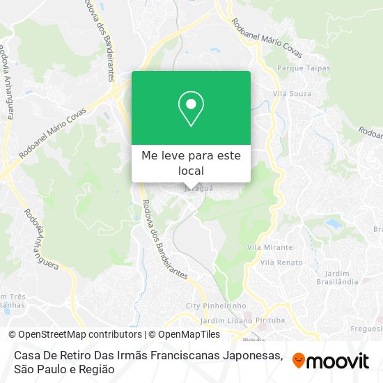 Casa De Retiro Das Irmãs Franciscanas Japonesas mapa