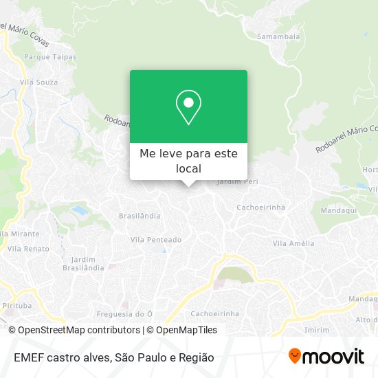 EMEF castro alves mapa