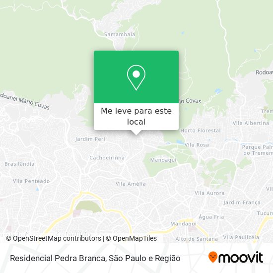 Residencial Pedra Branca mapa