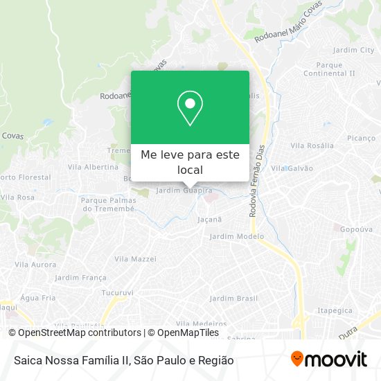 Saica Nossa Família II mapa