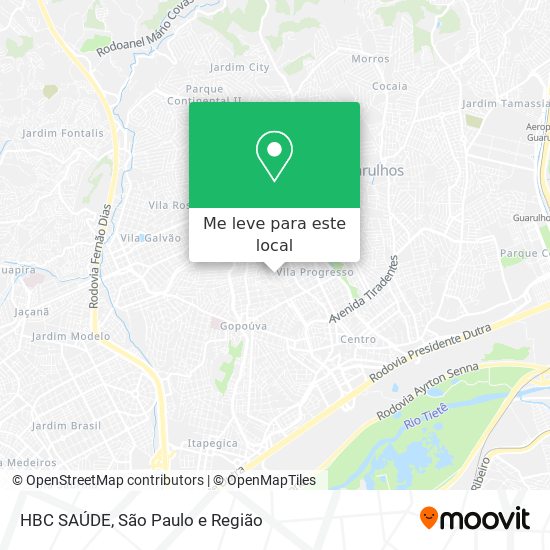HBC SAÚDE mapa