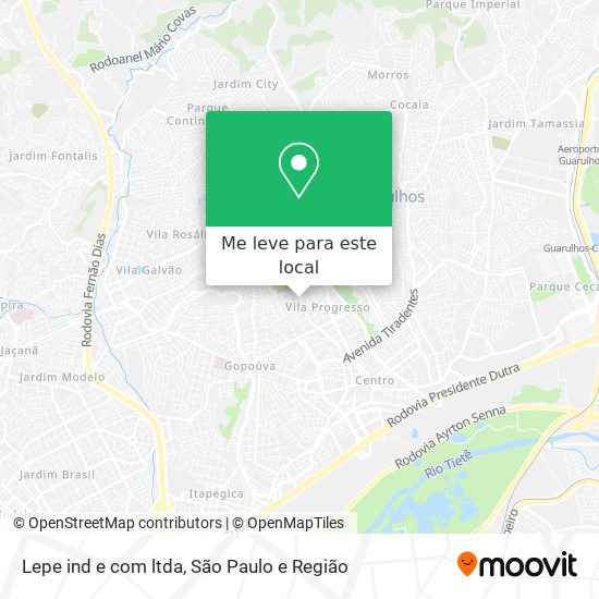 Lepe ind e com ltda mapa