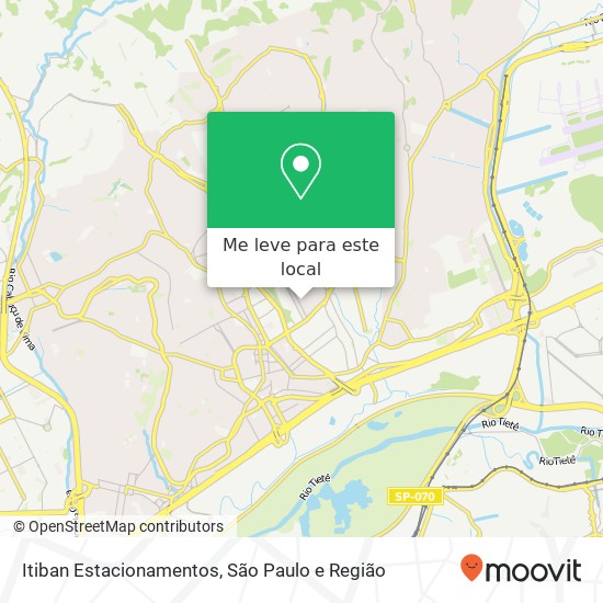 Itiban Estacionamentos mapa