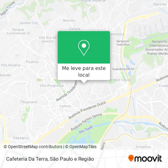 Cafeteria Da Terra mapa