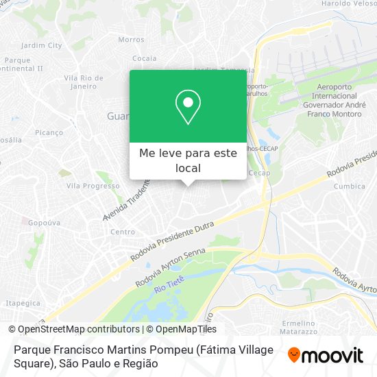 Parque Francisco Martins Pompeu (Fátima Village Square) mapa