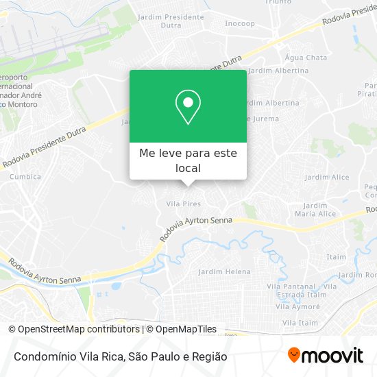 Condomínio Vila Rica mapa