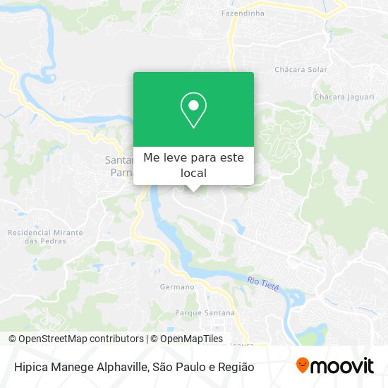 Hipica Manege Alphaville mapa