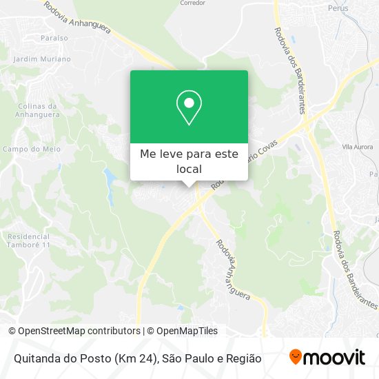 Quitanda do Posto (Km 24) mapa