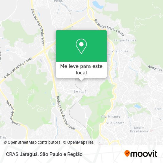 CRAS Jaraguá mapa
